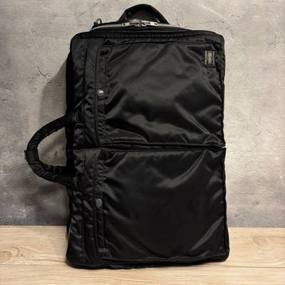 PORTER TANKER two layer backpack black Porter tanker backpack 524