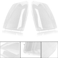 Front Headlamp Cover Headlight Lens For Cadillac Escalade 2007-2014 Clear L+R