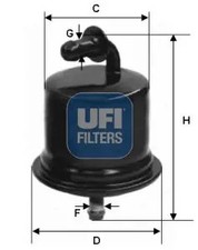 Filtre à carburant Suzuki ALTO