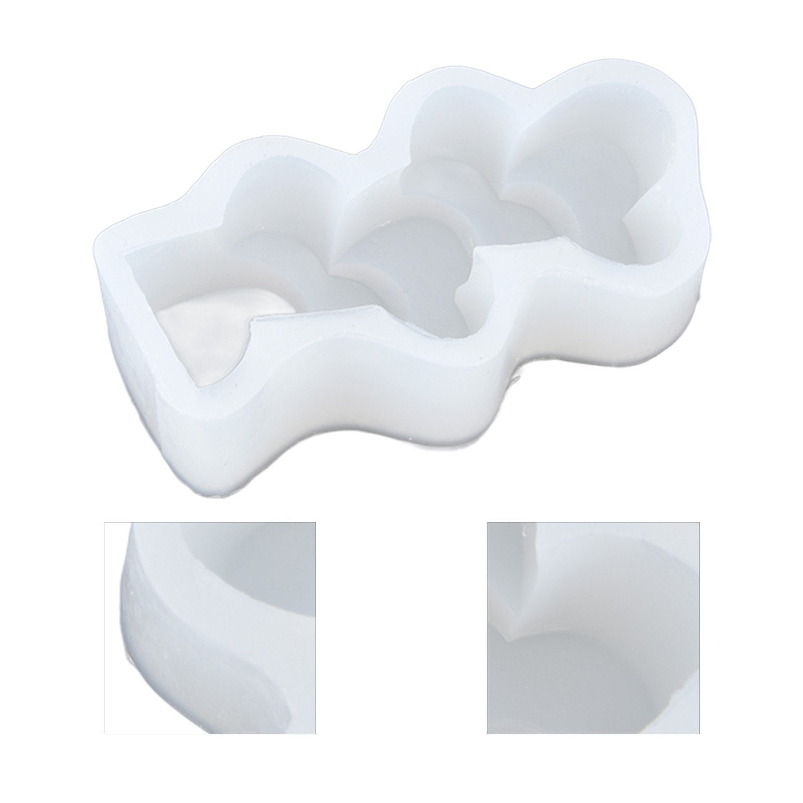 ✿ Candle Molds Silicone Easy Demoulding Food Grade Silicone DIY Chocolate Cake