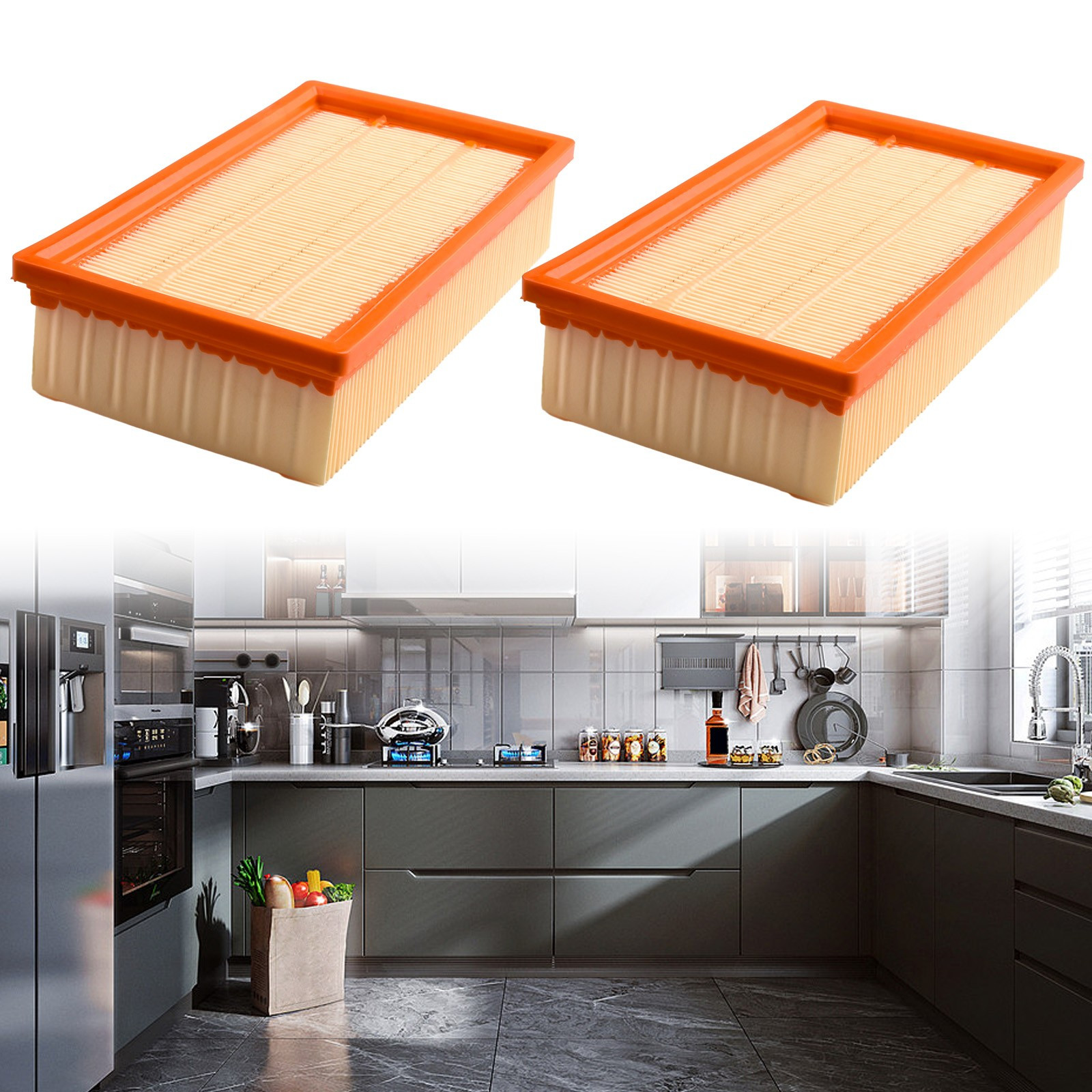 Filters Accessories For Bosch Household Cleaning Vacuum Cleaner Parts 2pcs