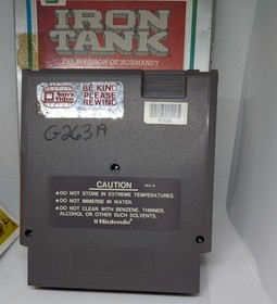 Iron Tank -- NES Nintendo Game Original Box Complete CIB with Manual. Vintage