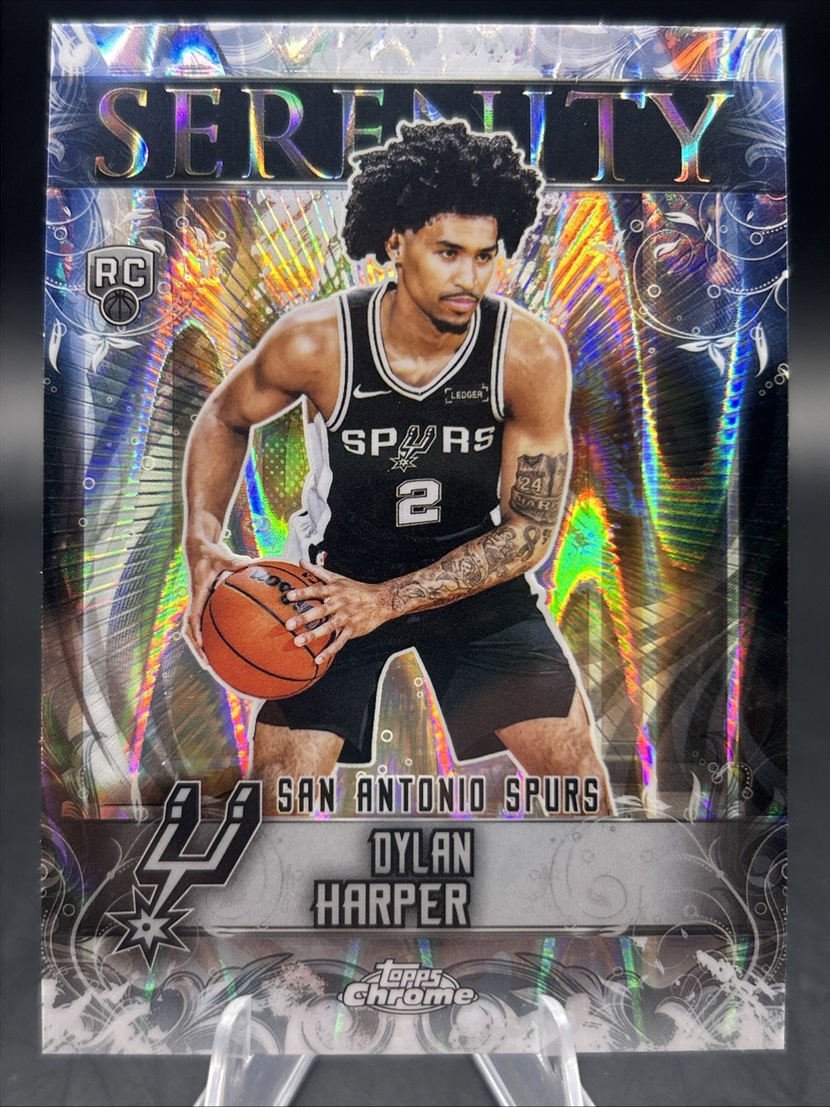 2025-2026 Topps Chrome Dylan Harper Serenity Raywave RC