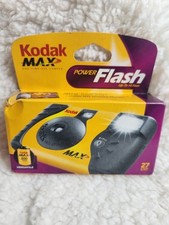 Kodak Power Flash One Time Use Camera 27 Exposures Autoflash Unopened Box