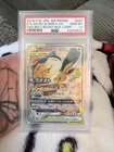 Japanese Pokemon 2018 Eevee  Snorlax GX 297 SM Full Art Promo GEM PSA 10