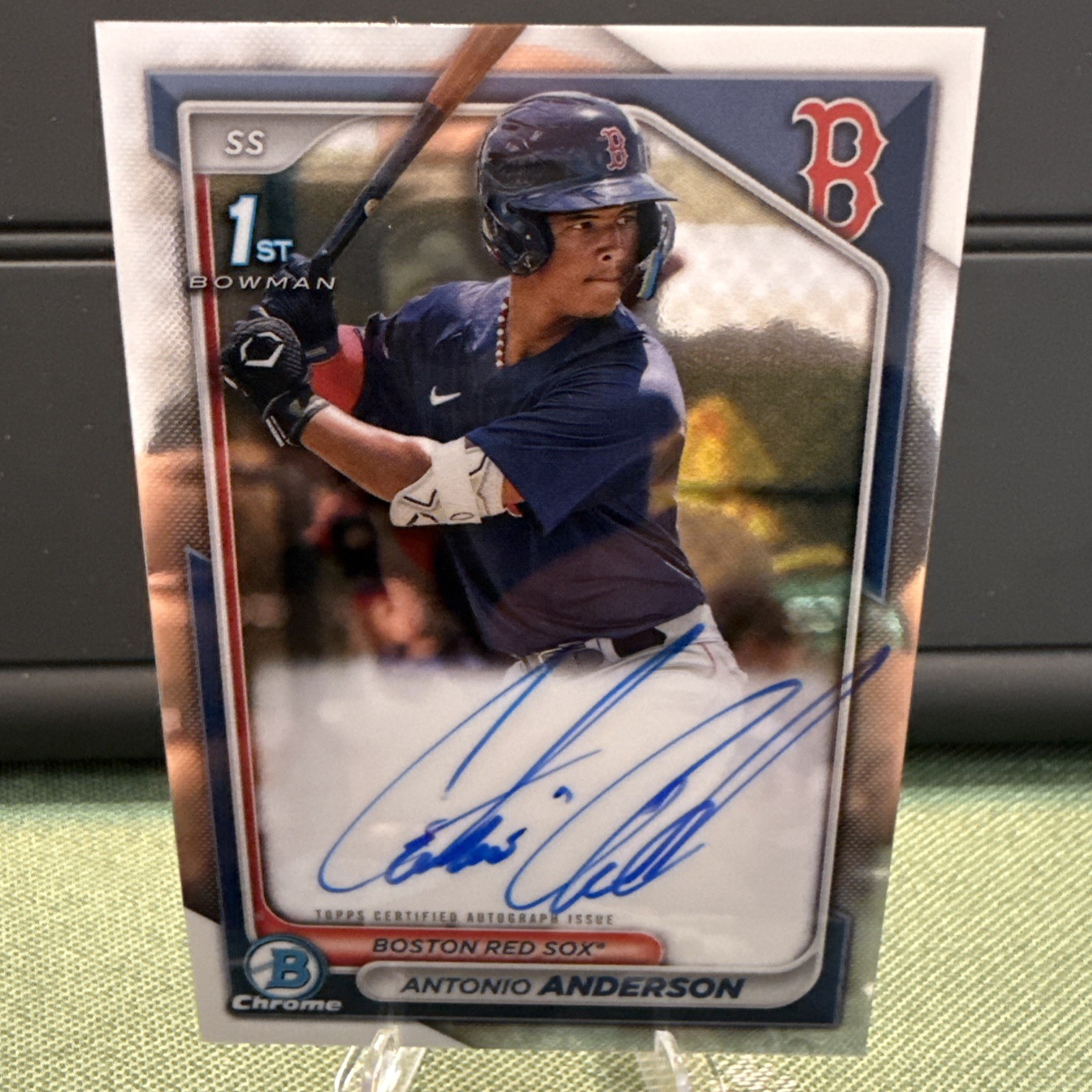 2024 Bowman - Chrome Prospect Autographs Antonio Anderson #CPA-AAN (AU, RC)