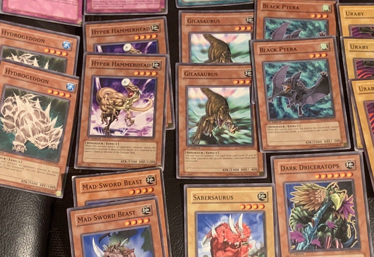 Ultimate Tyranno + 30 Dinosaur Yu-Gi-Oh! Deck + Jurassic World Spell Trap  Cards | eBay
