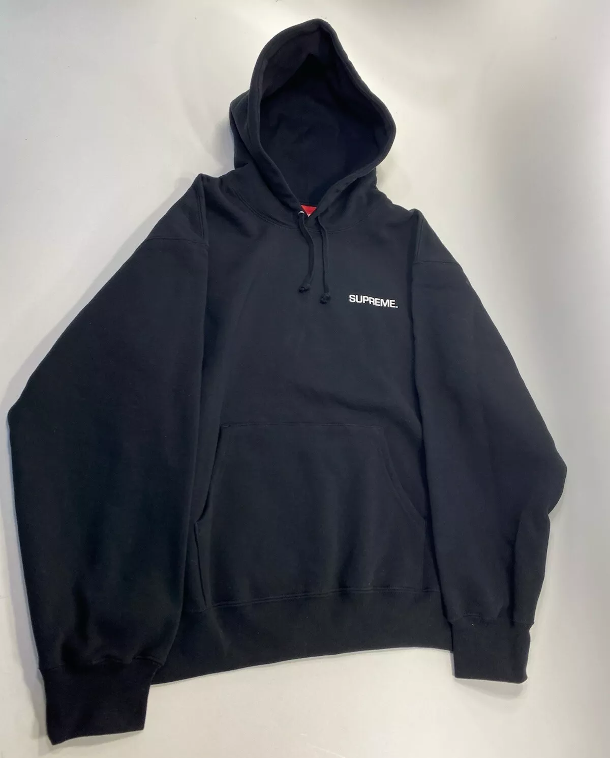 Sweat à capuche noir Supreme Immortal (taille L)