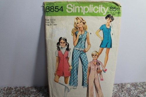 D Simplicity Nähmuster Misses' Vintage Retro Kleidung 1960er Jahre + Kleid Tops - Bild 10 von 32