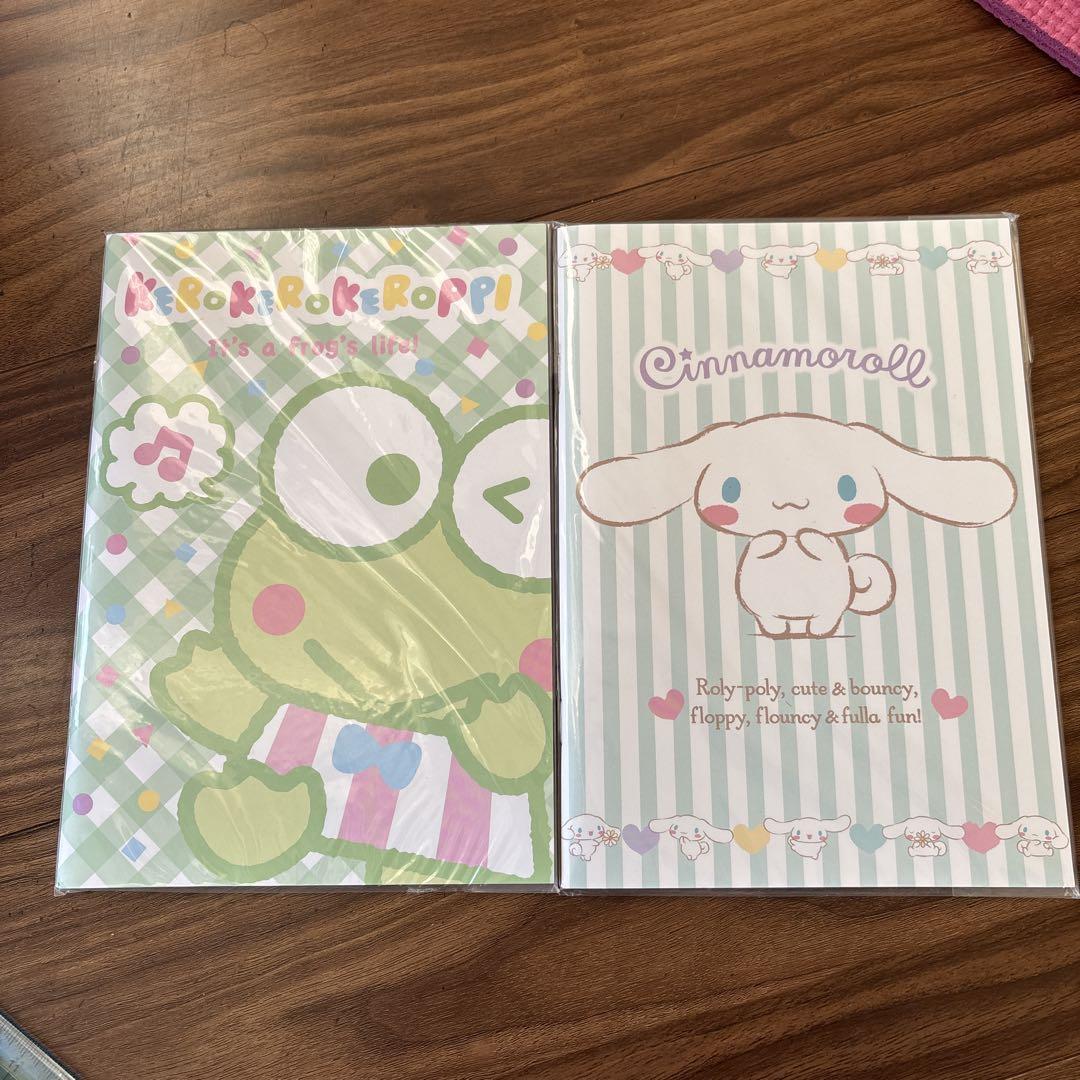 Sanrio Keroppi Cinnamoroll Notepad -  Cute Stationery Item