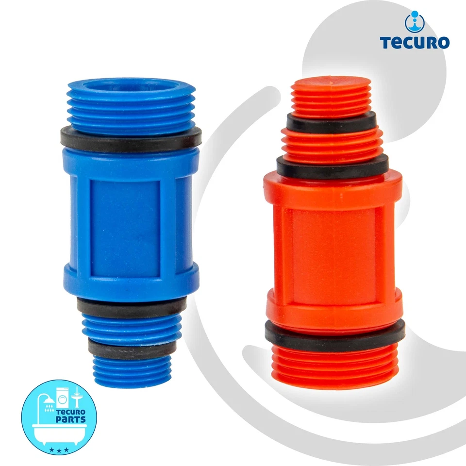 tecuro Universal Baustopfen - Abdrückstopfen für 3/8 - 1/2 und 3/4 Zoll - KS
