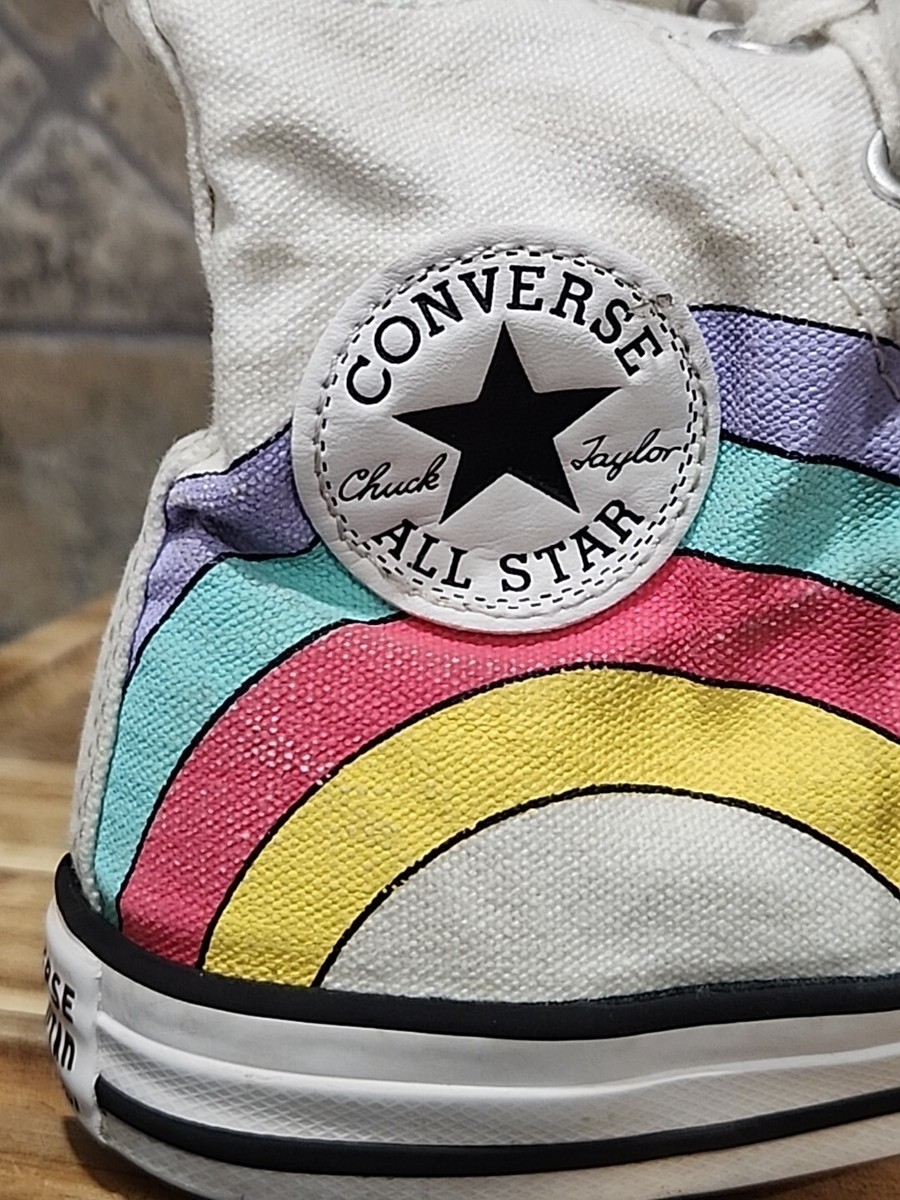 Converse All Star Chuck Taylor 663994C Rainbow Unicorn Shoe