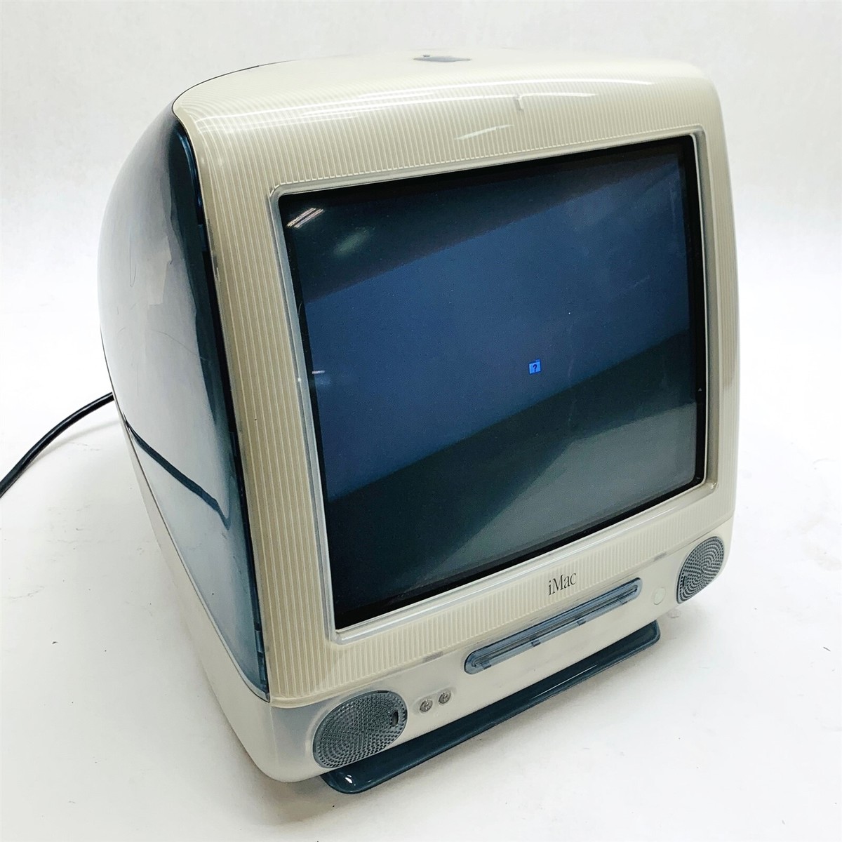 Apple iMac M5521 ホワイト/クリア ジャンク品 Apple iMac G3 M5521 Original Box Keyboard Mouse Cords