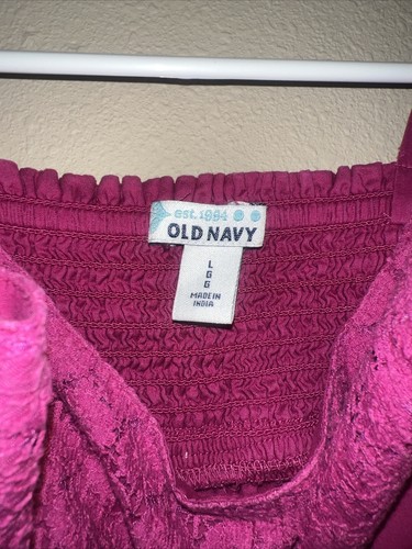 Old Navy Girls Pink Ruffled Sundress Size L 10/12 (74) - Picture 3 of 4