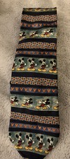 Disney Store Mickey Mouse Silk Men  s Tie