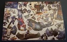 vtg postcard art Timothy Woodman Victor Schrager Freidus gallery invitation