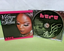 COCOA ST. JAMES Here CD autograph R&B hand-signed 2011 soul Fairytale Dreams rap