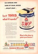 Sherwin Williams Paint Free Style Guide Select Dealers Vtg Magazine Print Ad