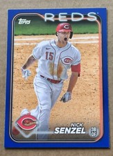 Nick Senzel 2024 Topps Series 1 Royal Blue Cincinnati Reds #338