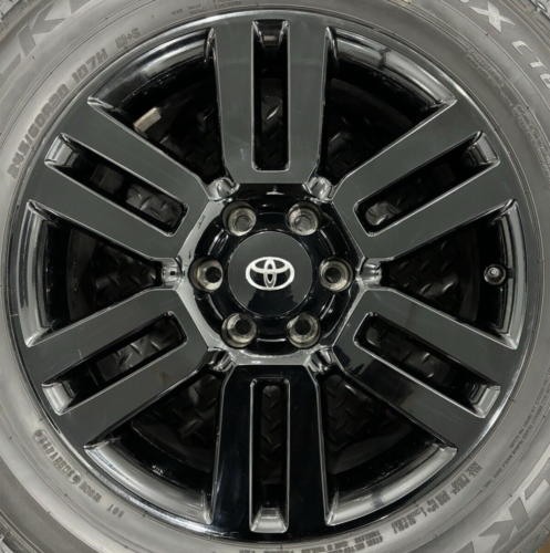 BLACK LIMITED 20" TOYOTA 4RUNNER OEM FACTORY WHEELS TIRES RIMS TACOMA LUGS TPMS - Picture 6 of 24