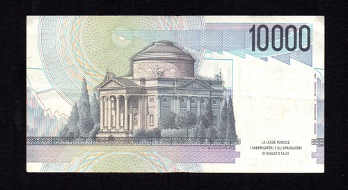 DIECIMILA 10000 LIRE ALESSANDRO VOLTA NUMERI RADAR REPUBBLICA ITALIANA - Foto 2 di 2