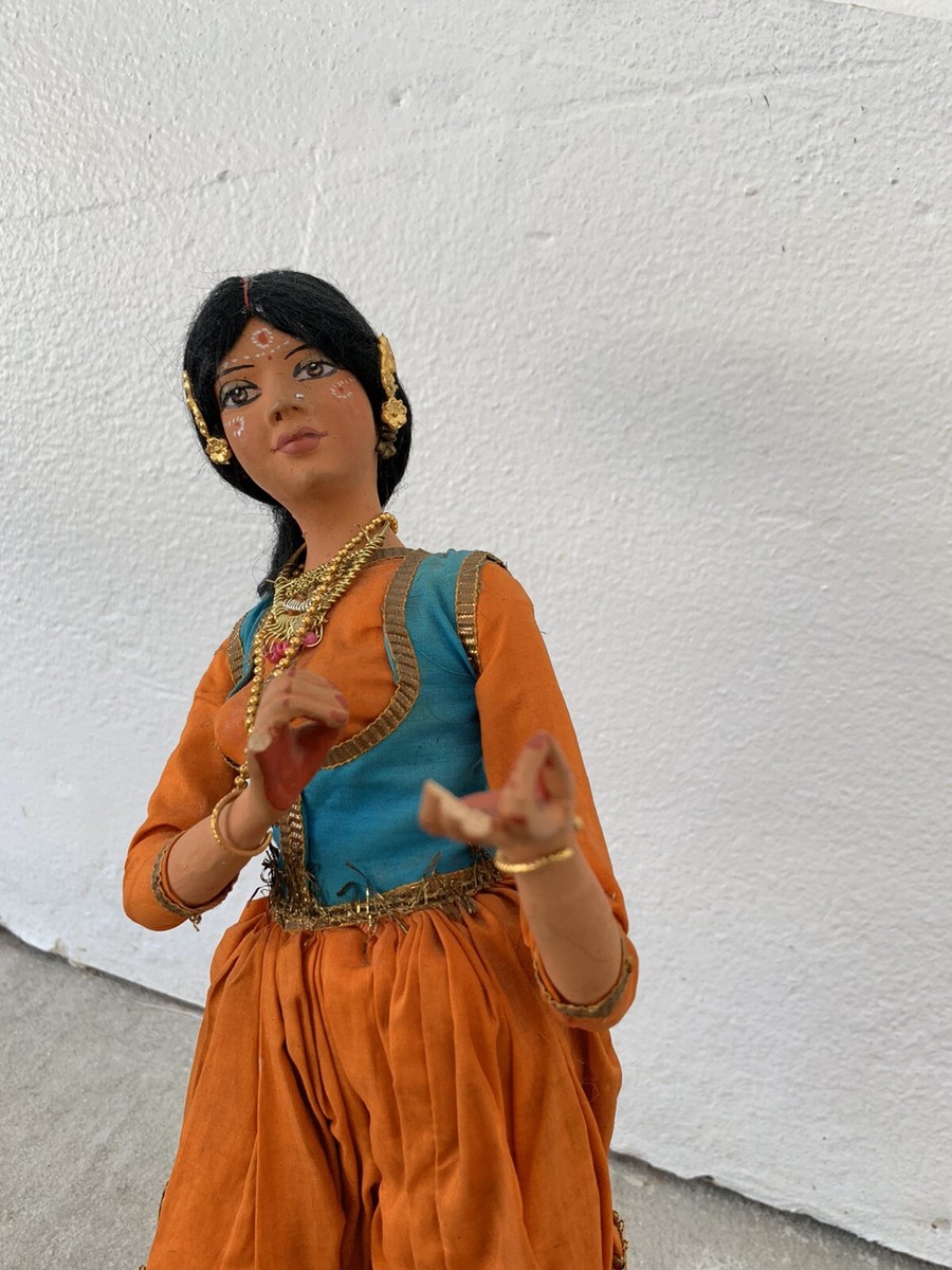 VTG INDIAN Classical dance Figure Bharatnatyam Design Home Decor