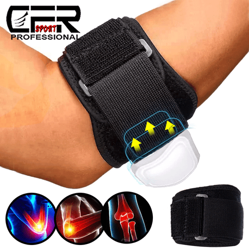 Tennis Elbow Brace for Arthritis Tendonitis Golfers Elbow Forearm Strap Wrap CFR - Picture 13 of 14