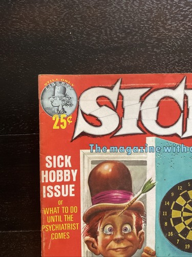 SICK MAGAZINE 44. Silver Age Satire Comic. Humor. Rare. Joe Simon. Beatnik - Picture 2 of 12