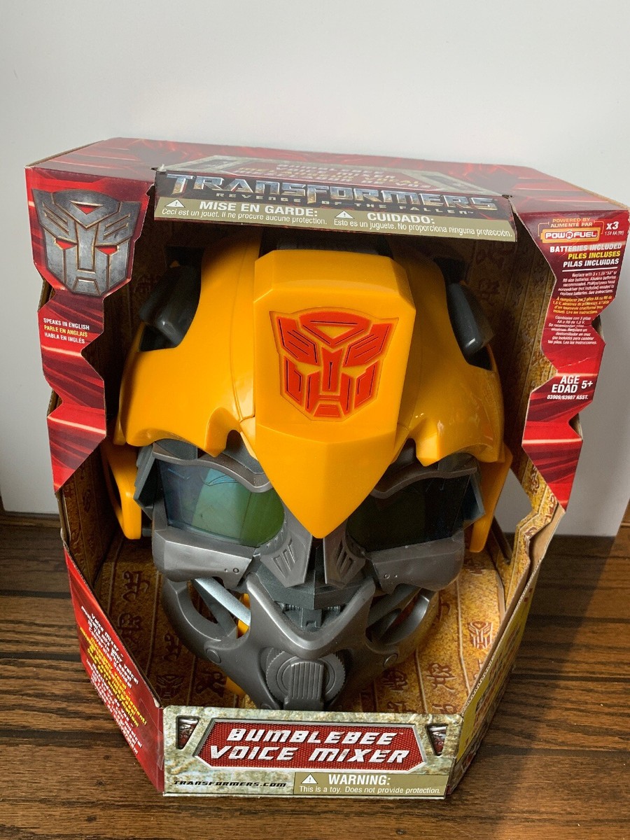 Hasbro Transformers Bumblebee Voice Mixer Mask Helmet - New In Box