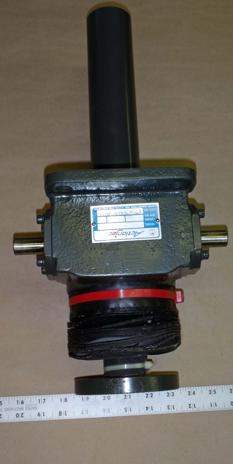 NOOK, Actionjac, WORM GEAR, SCREW JACK, Model 5MSJU, 61 GEAR RATIO