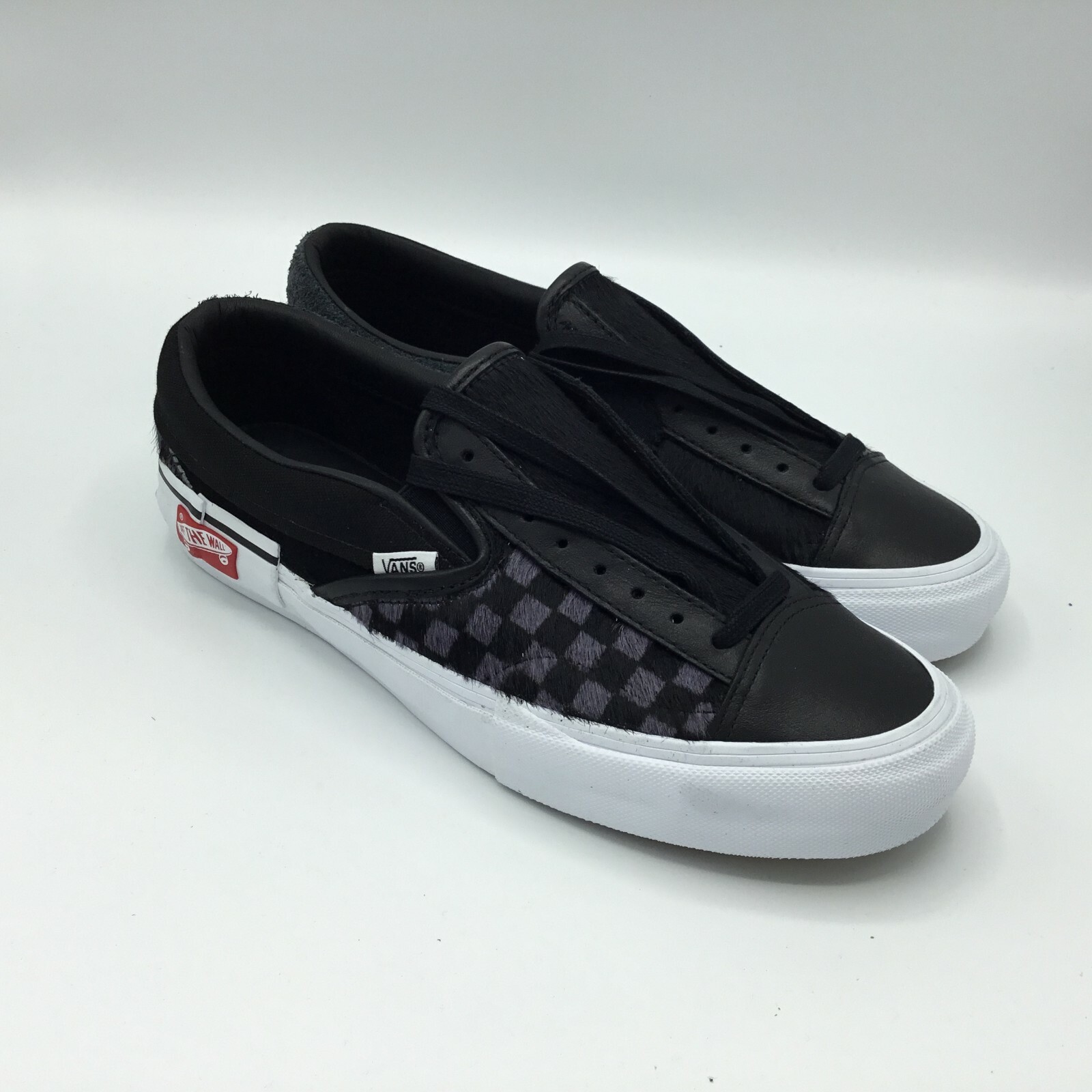vans slip on cap lx black