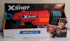 ZURU X-Shot Excel Double Reflex 6 Foam Dart Blaster with 12 Darts NEW