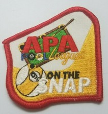 APA Pool Leagues 9 On The Snap, American Pool Players Association Patch