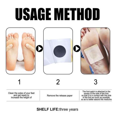 10PC Promote The Growth of Skeletal Muscles Herbal Height Foot Patch X9O8 - Foto 6 di 7