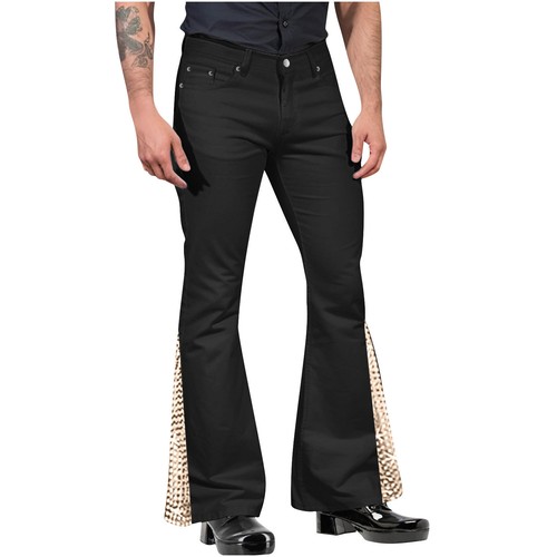 Men's Casual Retro Flared Pants - Picture 41 of 44