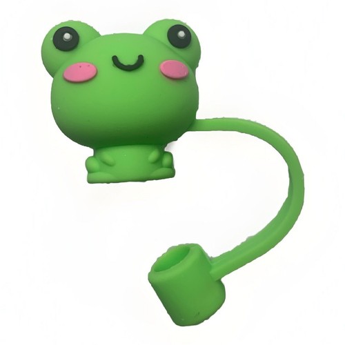 10 Piece Cartoon Silicon Straw Lids - Picture 3 of 11
