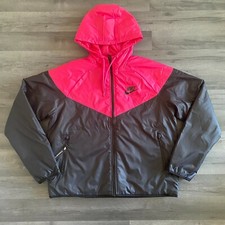 Nike Synthetic Fill Windrunner Womens Jacket - Large - Black/pink (cj2263-674)