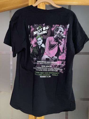 97X the next big thing Tampa concert T-shirt large 2022 MGK Jack White - Picture 4 of 4