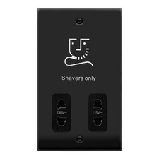 CLICK DECO MATT BLACK SWITCHES & SOCKETS INGOT BLACK INSERTS USB