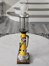 Atlantic White Flash 1920's Model Gasoline Pump 20 1/2" High