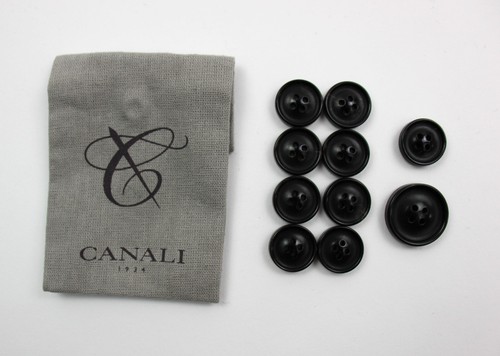 Canali Suit Jacket 40 R (50 EU) Grey Purple Stripe 150's Wool Silk Slim Fit Coat - Picture 8 of 11