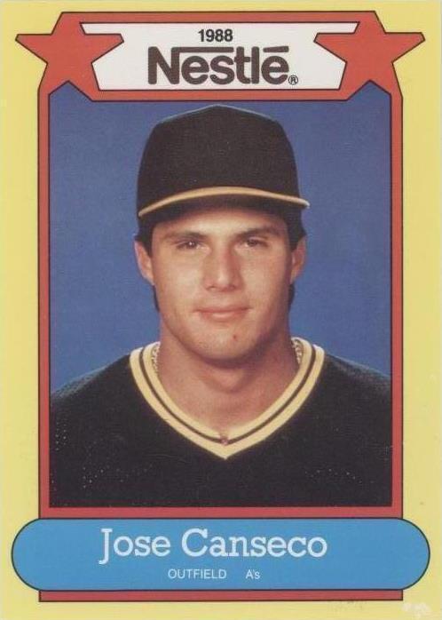 1988 Nestle - Jose Canseco #37 - 1 of 1