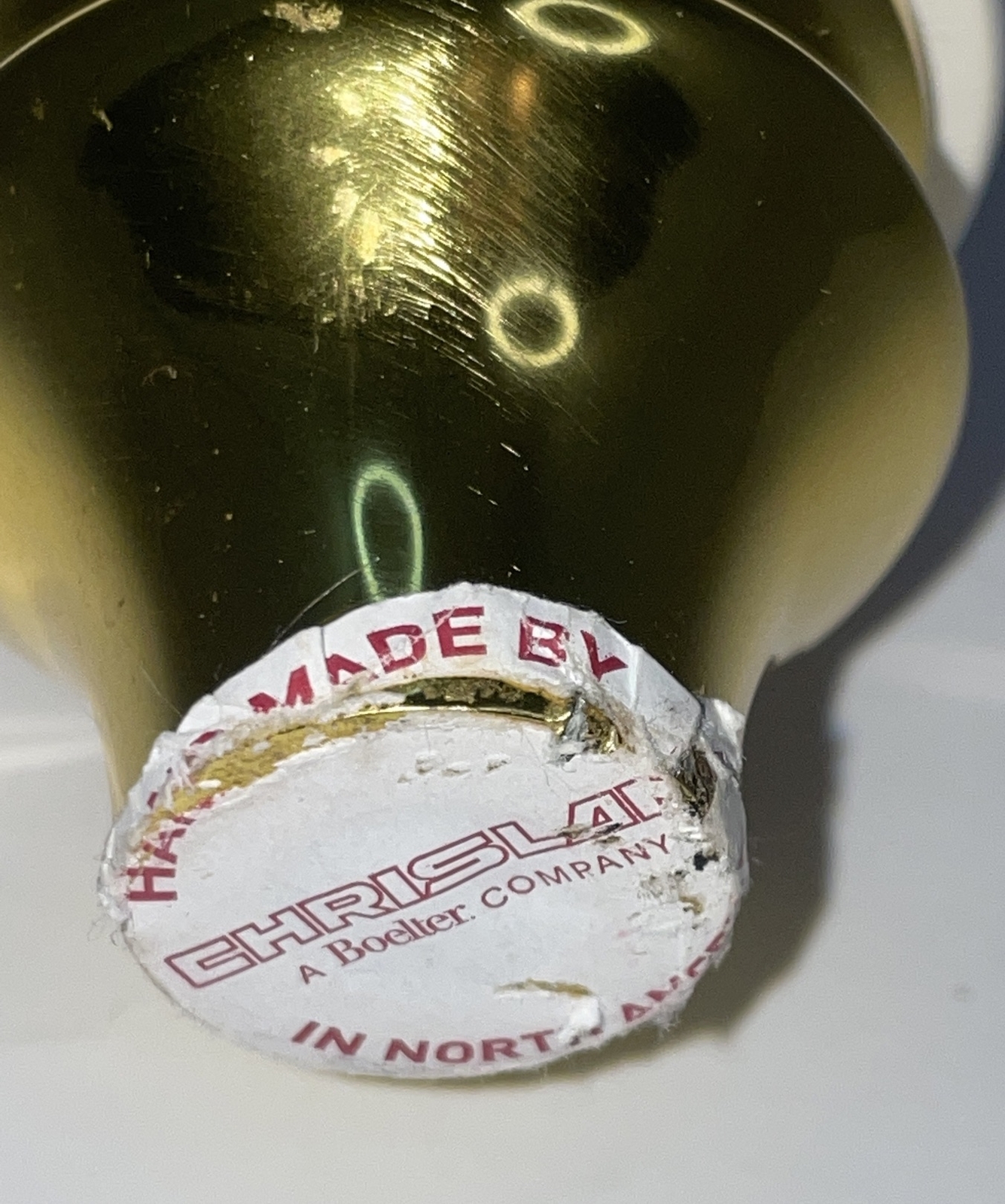 Brooklyn Brewery Beer Tap Handle 12.5” White Man Cave