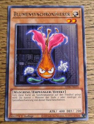 Fleur Synchron YUGIOH LED8 2021 DEUTSCH SELTEN 1.AUFLAGE NM #06164
