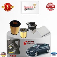 Inspektionskit Filter + ÖL Ford C-Max I 1.6 Tdci 66KW 90CV Von 2007-> 2010
