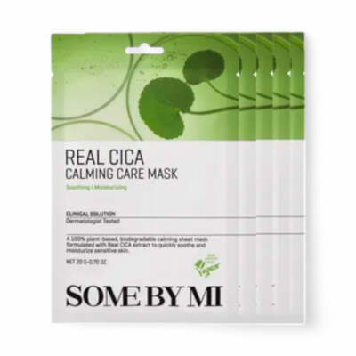 SOME BY MI Real Care Mask Bundle Set-10 Types-Cica Calming 20gx 5pcs #mde