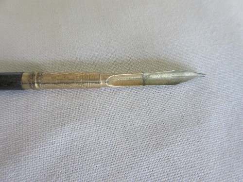 RARO CIERVO de bronce francés de finales del siglo XIX con pozo de tinta de flecha, 2 pozos de tinta de vidrio y bolígrafo - Imagen 19 de 19