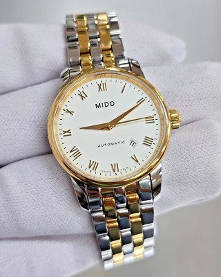 Mido Baroncelli Auto 29mm Two-Tone SS Women's Watch M7600.9.26.1 - STORE DISPLAY