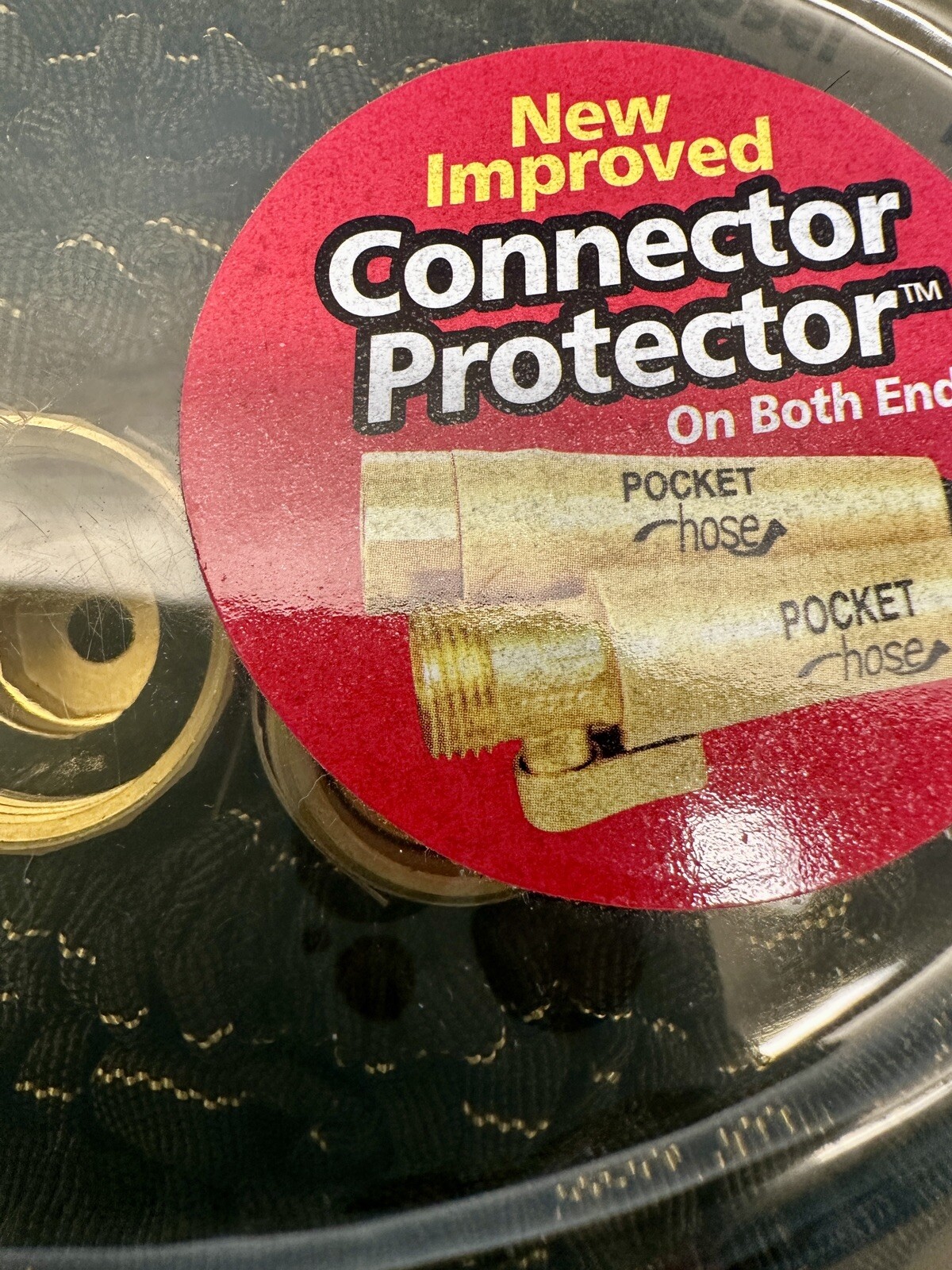 POCKET HOSE Top Brass Expandable 50 Feet Garden Hose Lightweight Kink