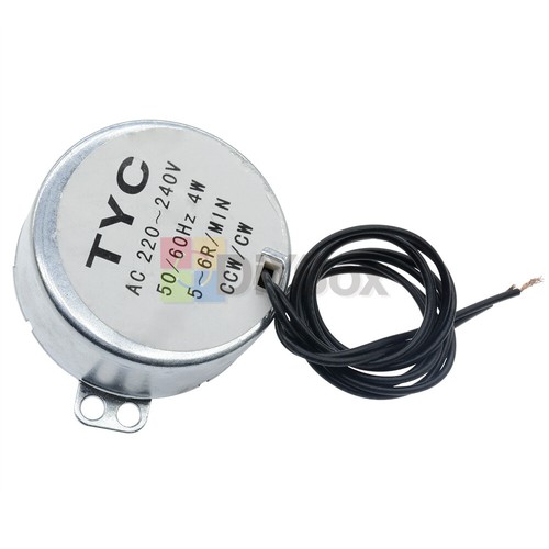 AC 12V/110V/220V 4W 50/60Hz Synchronous Motor 2.5/3/5/6RPM For Microwave TYC-50 - Picture 6 of 30